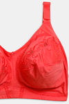 Marks & Spencer Lightly Lined Non Wired Full Coverage T-Shirt Bra - Bright Coral — thumbnail 3
